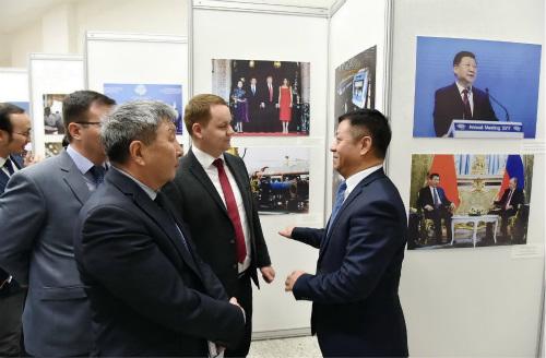 “辉煌中国”图片展在哈萨克斯坦国家博物馆开幕
