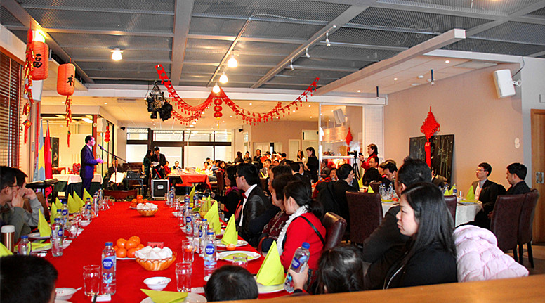 中国驻瑞典大使桂从友出席瑞典华人元宵茶话会