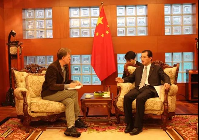 中国驻瑞典大使桂从友接受瑞典《可持续发展》杂志专访