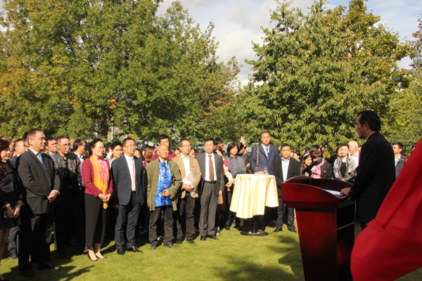 中国驻瑞典大使举办迎中秋暨对瑞典中文学校开放日招待会