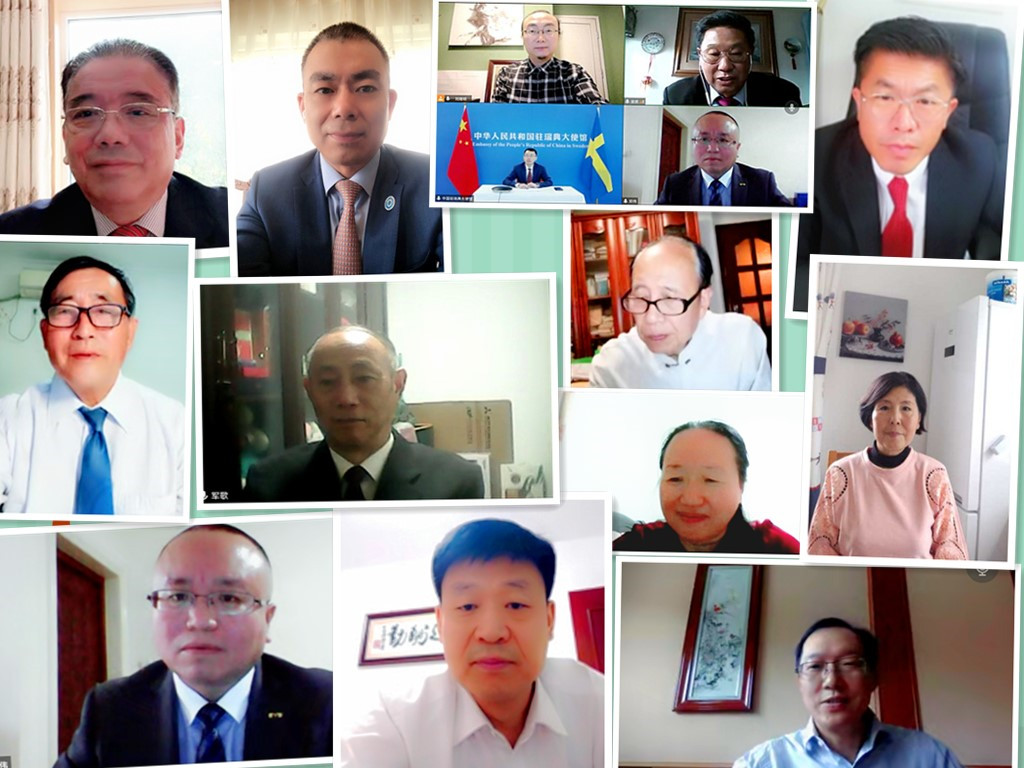瑞典华人侨领华人媒体负责人举办 庆祝国庆喜迎二十大的召开